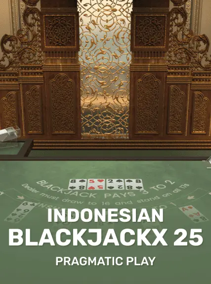 Indonesian BlackjackX 25 game tile