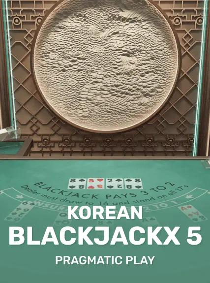 Korean BlackjackX 5 game tile